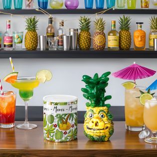Tirelire pourboire - Tips - Tropical - Restaurant, bar, glacier ambiance tropicale