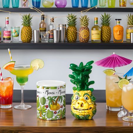 Tirelire pourboire - Tips - Tropical - Restaurant, bar, glacier ambiance tropicale