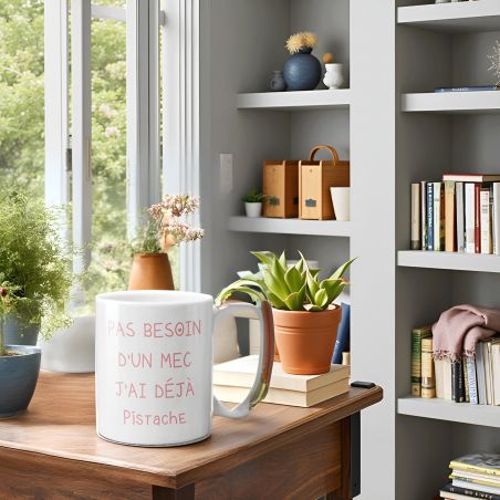 Tasse personnalisée pour célibataire et amoureux des animaux