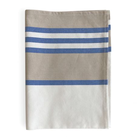 Torchon de cuisine personnalisé | Rayures Bleues