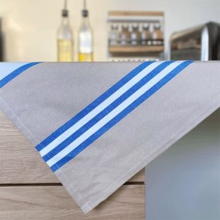 Torchon de cuisine | Rayures Bleues