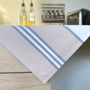 Torchon de cuisine | Rayures Grises