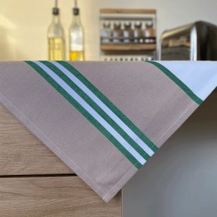 Torchon de cuisine | Rayures Vertes