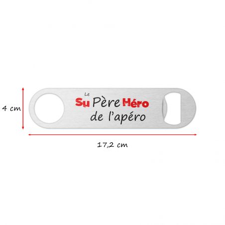 Décapsuleur SuPèreHéro de l'apéro