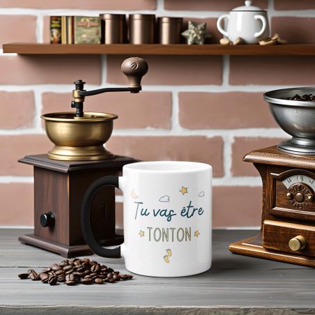 Mug Magique "tu vas être tonton" - 33 cl, céramique - Imprimé en France