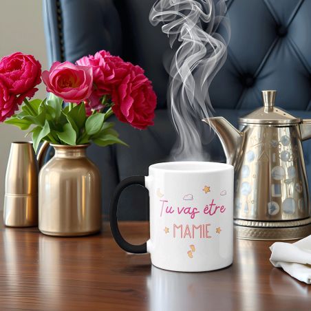Mug Magique "tu vas être mamie" - 33 cl, céramique - Imprimé en France