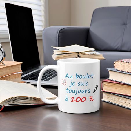 Mug humour Bonne humeur du matin - Ta gueule - Idée cadeau rigolo pour anniversaire - Tasse couple originale Noël 