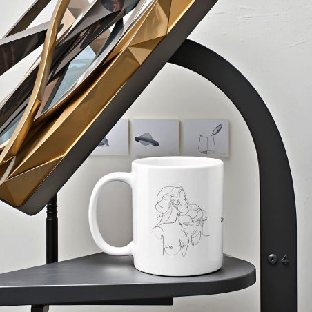 Mug en céramique Il n'y a que Toi qui rime avec Moi , Couple femmes- 33 cl, Céramique - Imprimé en France