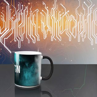 Mug magique thermo réactif personnalisé · Possédé - 33 cl, Céramique - Imprimé en France