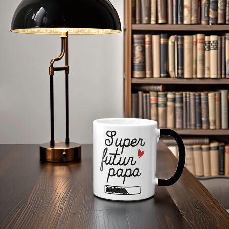 Tasse magique thermoréactive modèle Annonce Grossesse pour Futur Papa Personnalisée