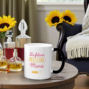 Mug magique personnalisé | Annonce Grossesse - Future Mamie - 33 cl, Céramique - Imprimé en France