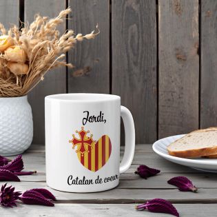 Mug en céramique blanc personnalisé avec Texte | Languedoc Roussillon - Occitanie - 33 cl, Céramique - Imprimé en France