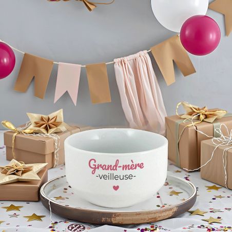 Customizable Grandma-nightlight breakfast bowl · Personalized gift idea for grandma