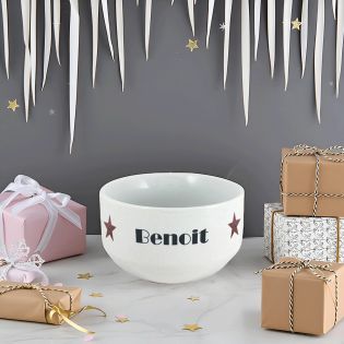 Bol à céréales petit déjeuner personnalisé avec prénom - Walk of Fame
