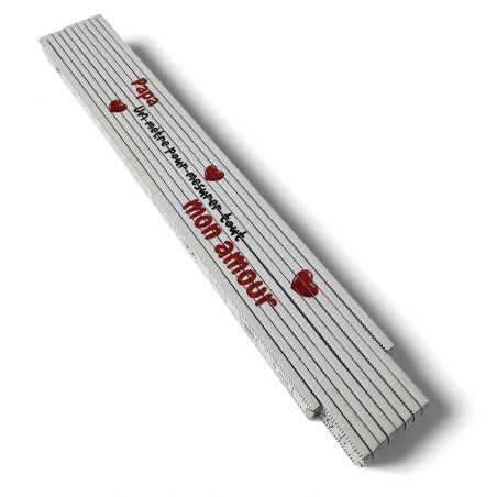 copy ofCustomizable 2 meter folding carpenter's measuring tape · Dad gift idea