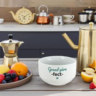 Bol petit déjeuner personnalisable Grand-père-fect · Idée cadeau personnalisé pour papy