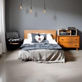 Coussin en forme de cœur personnalisé avec Prénom · Réplique étoile walk of fame