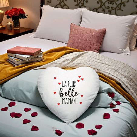 Personalized Mother's Day cushion | Heart