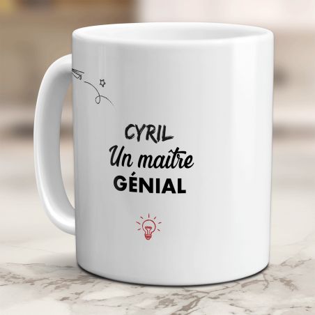 Mug thank you teacher · Personalized gift for teacher Men · End of school year gift idea
