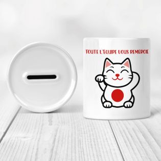 Tirelire pourboire - Tips - chat porte bonheur japonais
