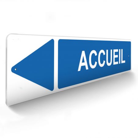 copy ofcopy ofcopy ofPanneau de signalisation pour camping "ACCUEIL"