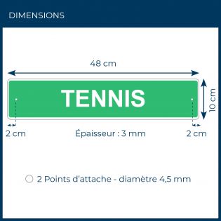 copy ofPanneau de signalisation pour camping "ACCUEIL"