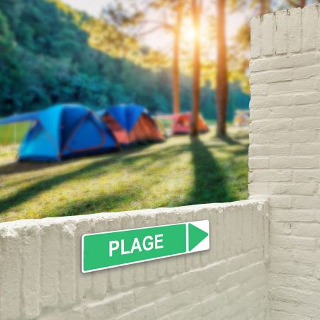copy ofcopy ofcopy ofPanneau de signalisation pour camping "ACCUEIL"