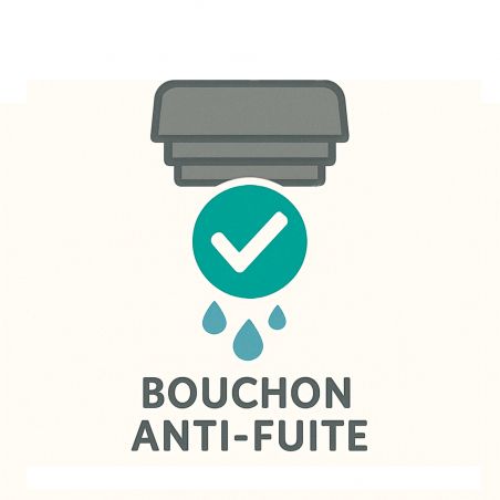 Bouteille isotherme personnalisable prénom - Inox, 50 cl - Gourde - Modèle Grand-Père-Fect- Idée cadeau personnalisé Papy