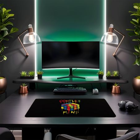 copy ofcopy ofcopy ofcopy ofTapis de Souris Gamer XL – "The Dark Side" – 26x38.5 cm, Ultra Fin, Antidérapant, Tissu Impr