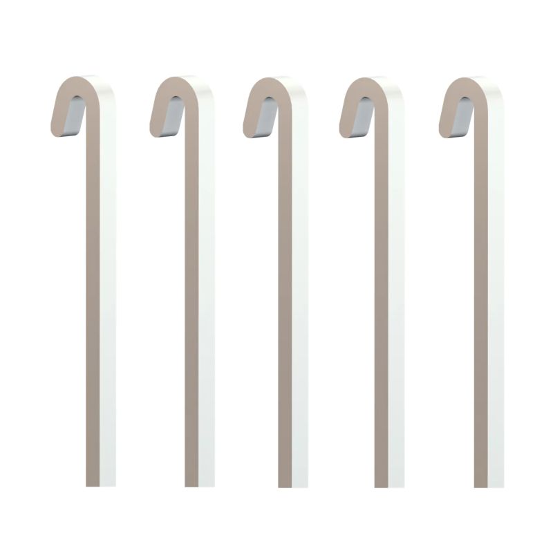 Pack de 5 Tiges Droites Carrées en Acier Blanc – 40 kg – 4x4 mm – Pour Cimaise Artiteq Classic Rail Pack de 5 Tiges Droites Carrées en Acier Blanc – 40 kg – 4x4 mm – Pour Cimaise Artiteq Classic Rail