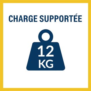 Kit 12 kg fixation Miroir/dibond