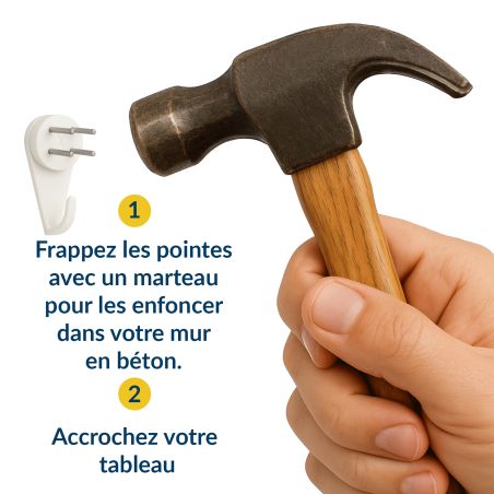 Crochet X Bétons assortis