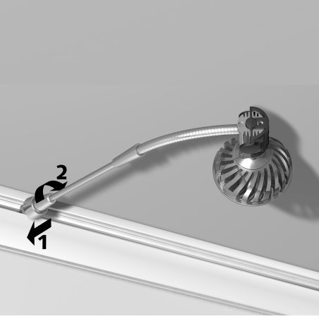 Armature pour lampe Cimaise Combi Pro Light (sans lampe)