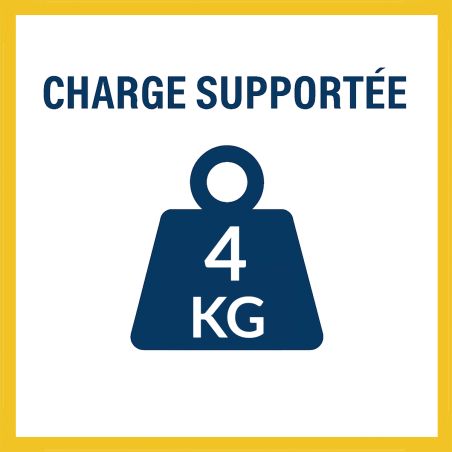 Boite 25 crochets mini hook : 4 kg max