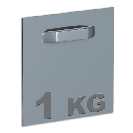 Attache adhésive Dibond 45x45 mm : max 1kg