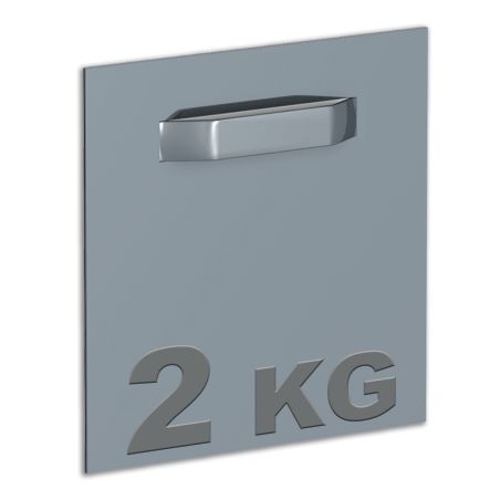 Attache Dibond 70 x 70 mm : max 2 kg