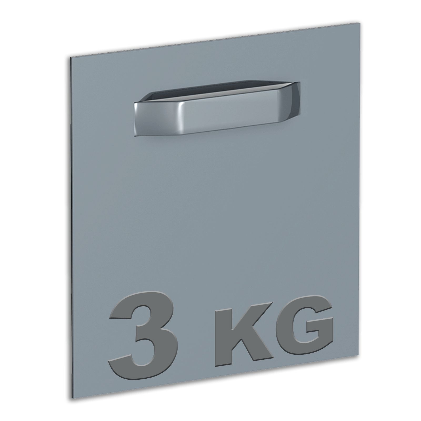 Attache Dibond 70 x 70 mm : max 3 kg