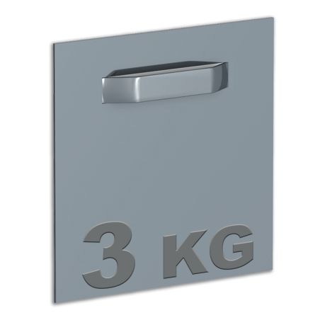 Attache Dibond 70 x 70 mm : max 3 kg