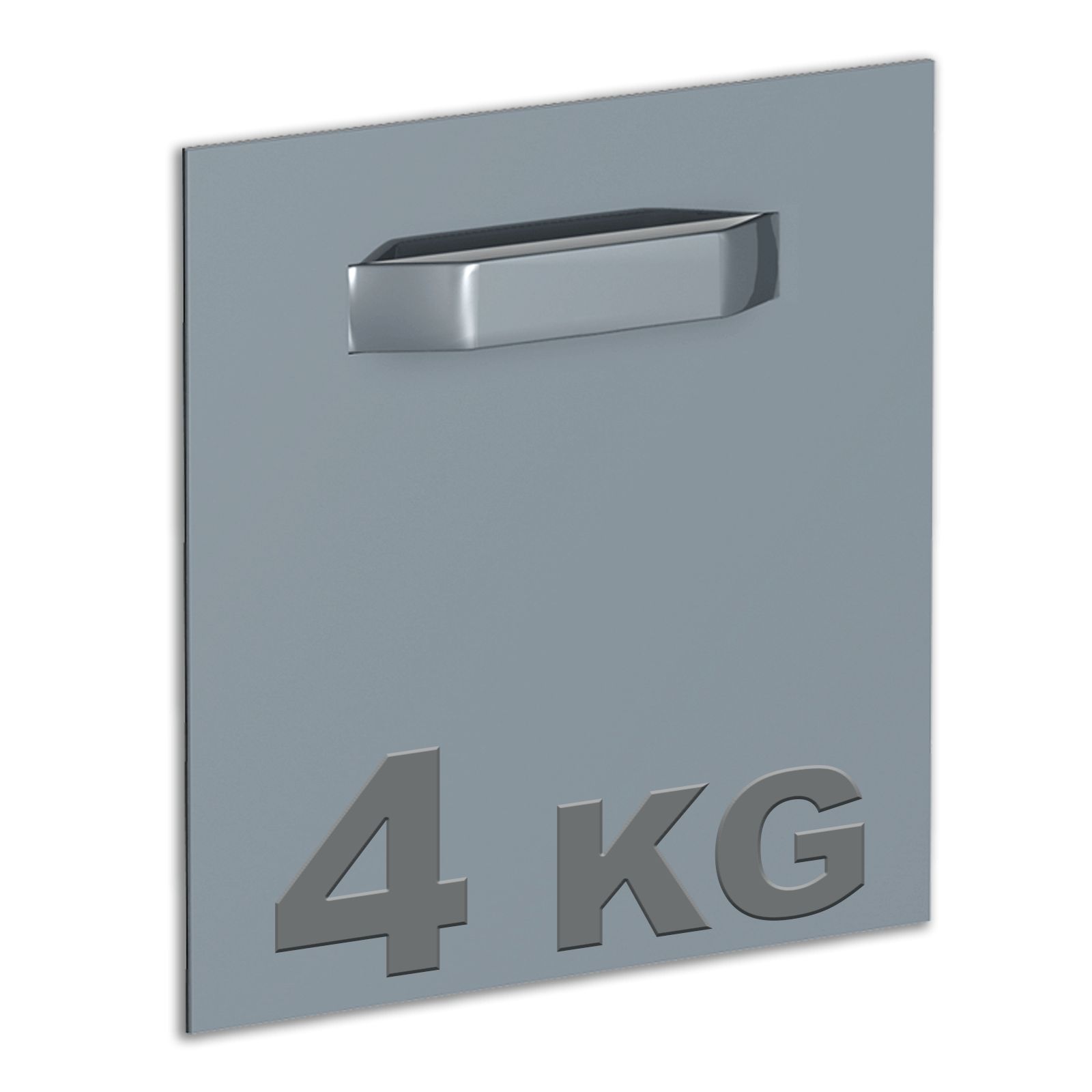 Attache Dibond 100 x 100 mm : max 4 kg