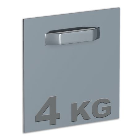 Attache Dibond 100 x 100 mm : max 4 kg
