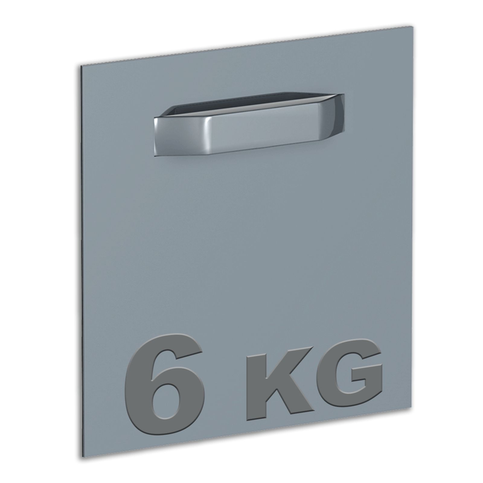 Attache Dibond 100 x 100 mm : max 6 kg
