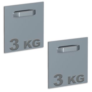 boite de 2 attaches Adhésives pour Dibond et miroir 70 x 70 mm : max 3 kg