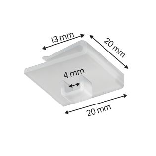 Lot de 100 clips crochet faux plafond parallèle
