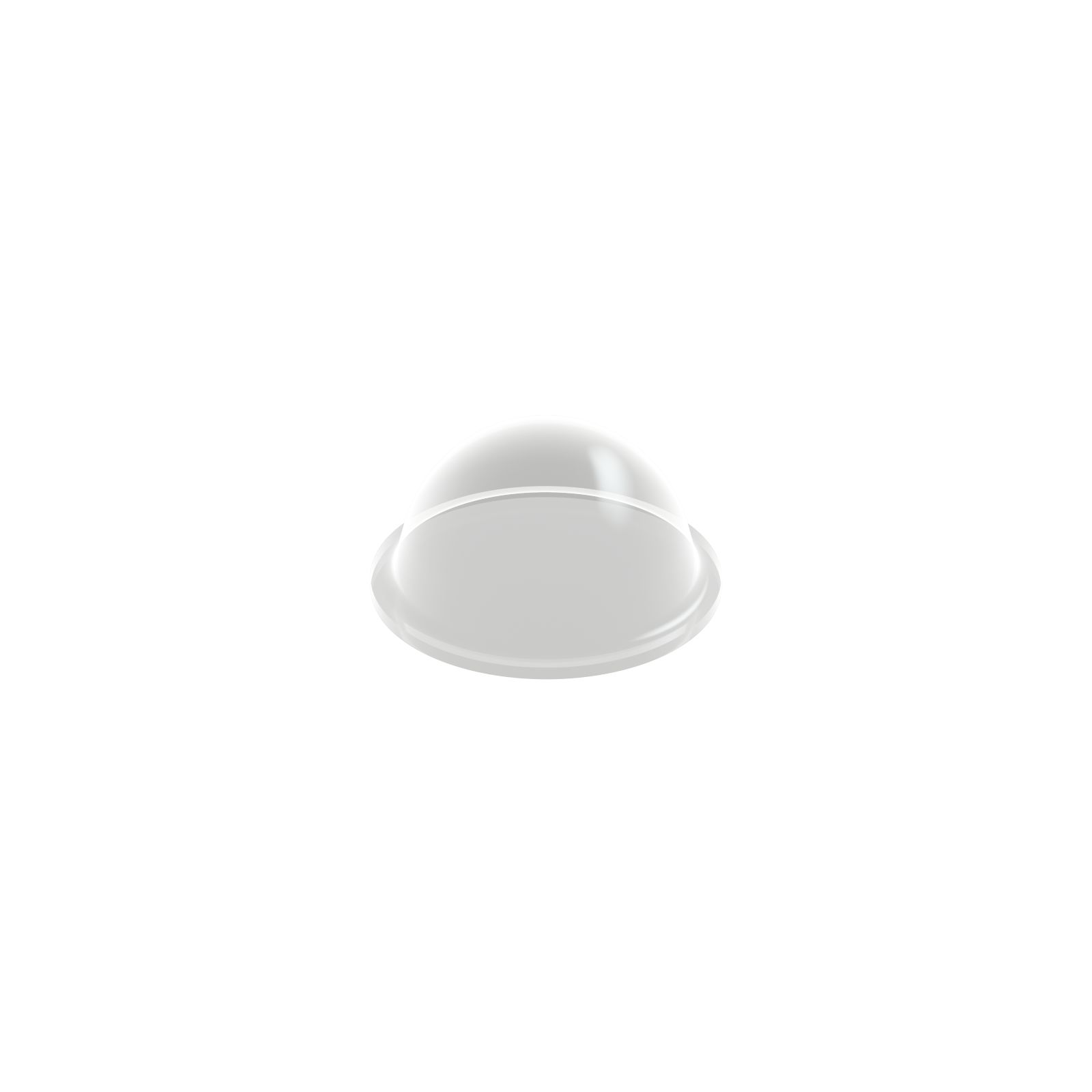 1 butée ronde transparente en caoutchouc adhésive de 16 mm épaisseur 7,9 mm