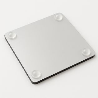 1 butée carré en caoutchouc adhésive de 20,5x20,5mm épaisseur 7,5mm