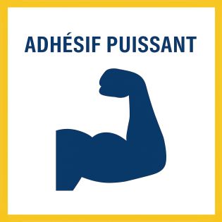 1 butée carré en caoutchouc adhésive de 20,5x20,5mm épaisseur 7,5mm