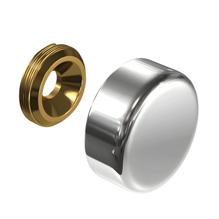 Cache vis alu 18 mm (à l'unité)