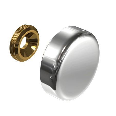 Cache vis alu 24 mm (à l'unité)