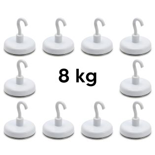 Lot de 10 Crochets magnétiques