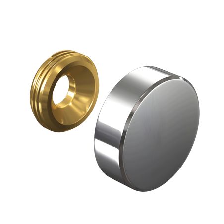 Cache vis Inox 18 mm (à l'unité)